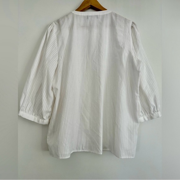 Karl Lagerfeld White Lace Blouse - Picture 2 of 3